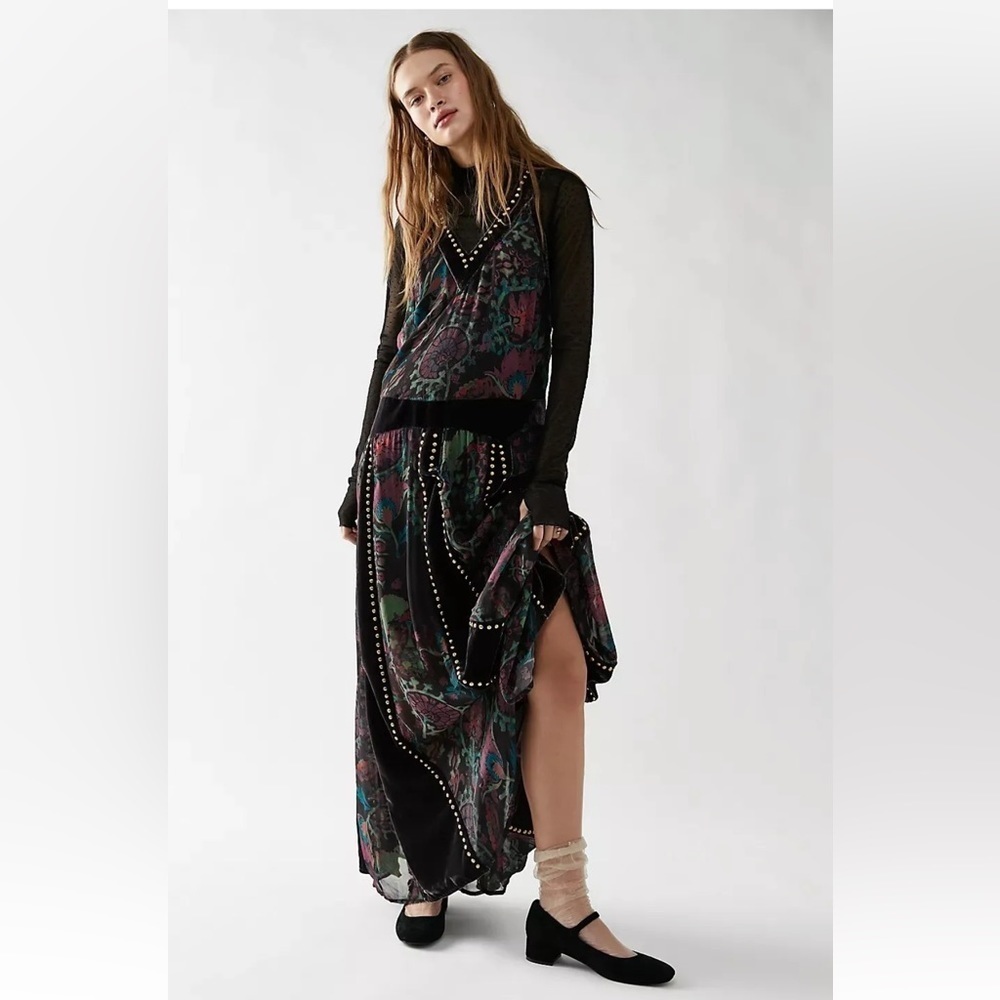 NWT Free People Gweniever Maxi Dress size Small